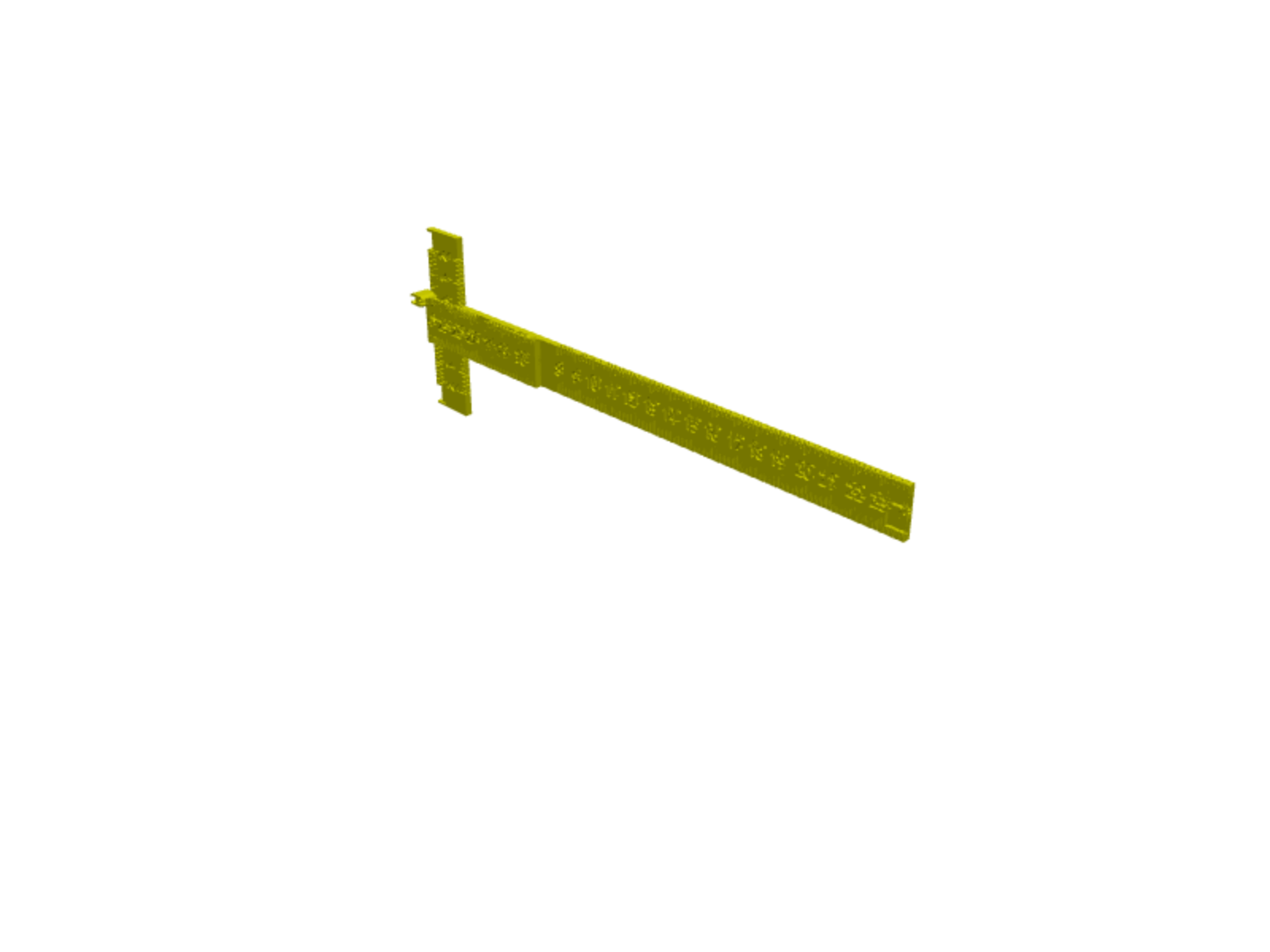 pocket text 30cm 2 sided Bow T Square